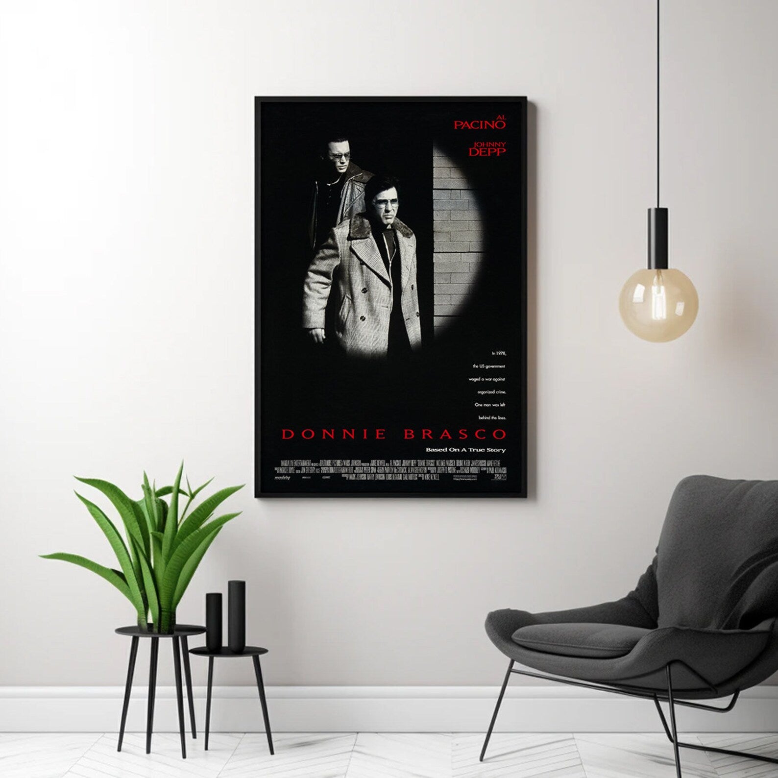 Donnie Brasco Movie Poster 24"x 36" - Autographed